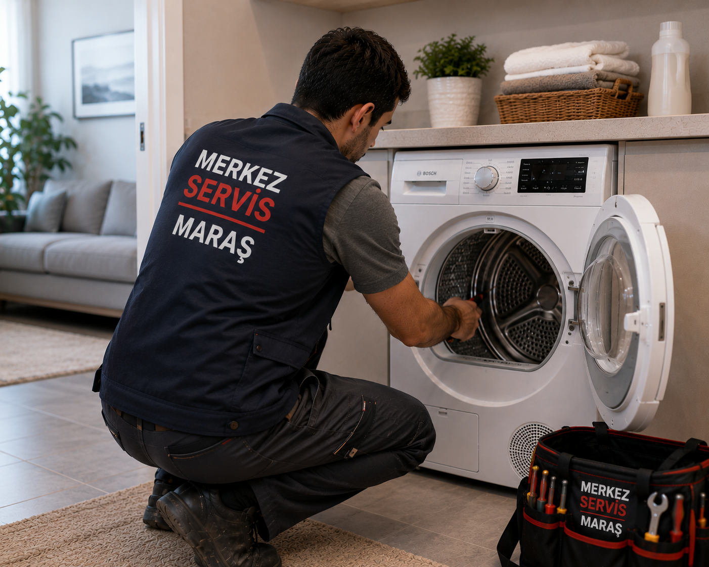 Kahramanmaraş’ta Merkez Servis kurutma makinesi tamir ve bakım hizmeti görseli